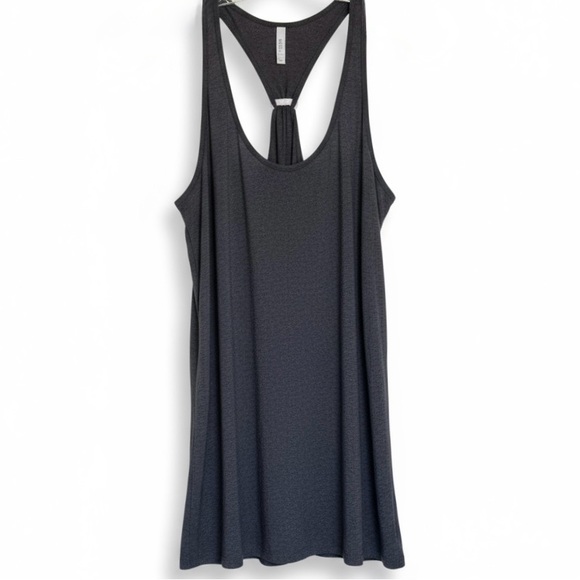 Champion Tops - Champion Women’s Heathered Charcoal Racerback Workout Yoga Exercise Tank 2XL